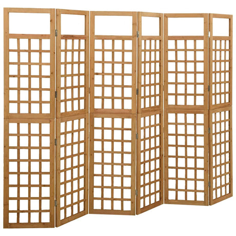 Vidaxl kamerscherm trellis met 6 panelen 242,5x180 cm vurenhout