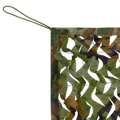 Vidaxl camouflagenet met opbergtas 2x8 m groen