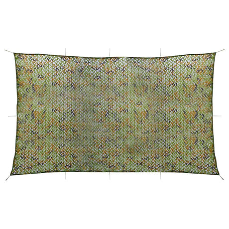Vidaxl camouflagenet met opbergtas 3x6 m groen