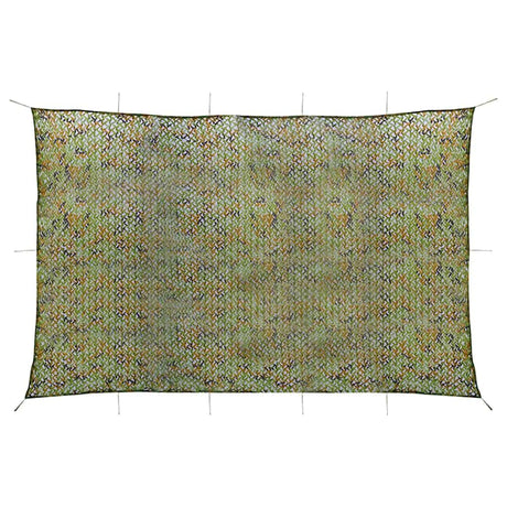 Vidaxl camouflagenet met opbergtas 4x5 m groen