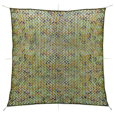 Vidaxl camouflagenet met opbergtas 5x5 m groen