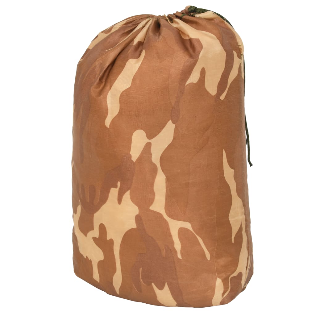 Vidaxl Camouflagenet con bolsa de almacenamiento 5x5 m beige