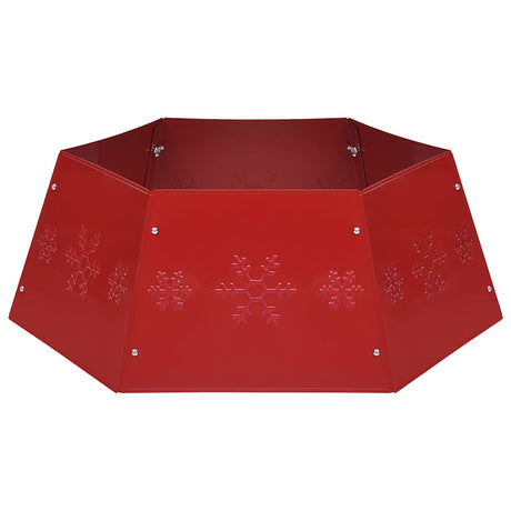 Vidaxl kerstboomrok ø68x25 cm rood