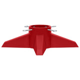 VidaXL Kerstboomstandaard 55,5x55,5x15 cm rood