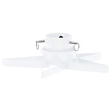 Vidaxl kerstboomstandaard 47x47x13,5 cm wit