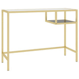 Vidaxl computerbureau 100x36x74 cm gehard glas transparant