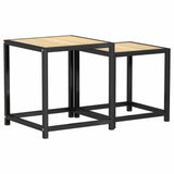 Vidaxl salontafels 2 st mdf sonoma eikenkleurig