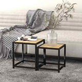 Vidaxl salontafels 2 st mdf sonoma eikenkleurig