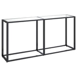 Vidaxl wandtafel 160x35x75,5 cm gehard glas transparant