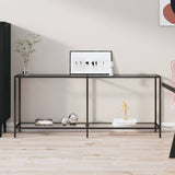 Vidaxl wandtafel 180x35x75,5 cm gehard glas transparant