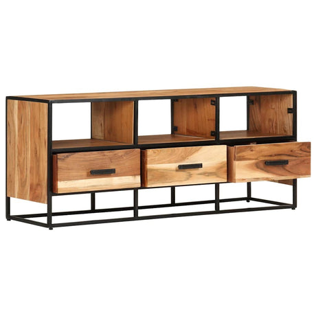 Vidaxl tv-meubel 110x30x45 cm massief acaciahout