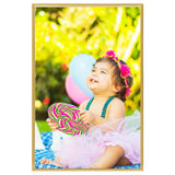 Vidaxl fotolijsten 5 st voor wand 70x90 cm mdf goudkleurig