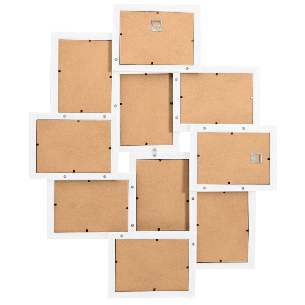 Vidaxl fotoramme til 10x (10x15 cm) Foto MDF White