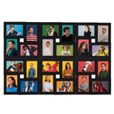Vidaxl fotolijst voor 24x(10x15 cm) foto mdf zwart