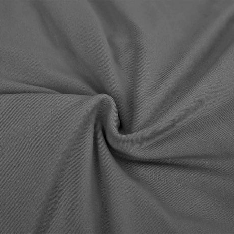 Vidaxl vierzitsbankhoes stretch polyester jersey antracietkleurig