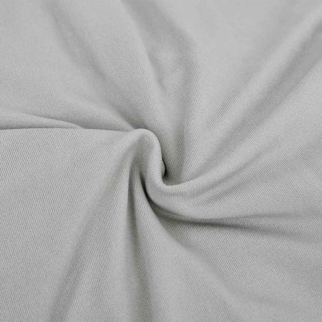 Vidaxl tweezitsbankhoes stretch polyester jersey grijs