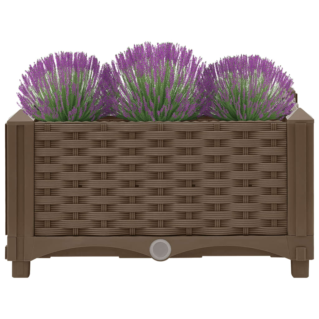 Planter Vidaxl surélevé 40x40x23 cm en polypropylène