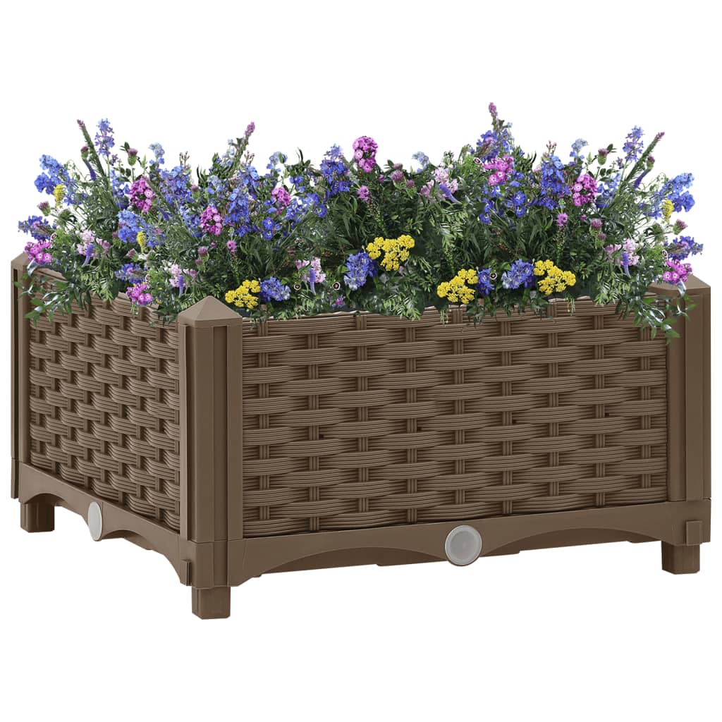 Planter Vidaxl surélevé 40x40x23 cm en polypropylène