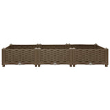 Vidaxl plantenbak verhoogd 120x40x23 cm polypropyleen