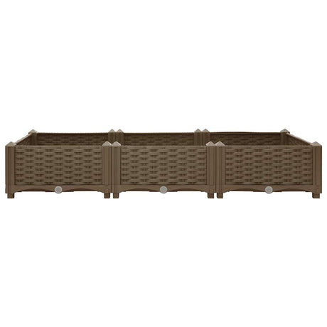 Vidaxl plantenbak verhoogd 120x40x23 cm polypropyleen