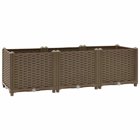 Vidaxl verhoogd bed 120x40x38 cm polypropyleen