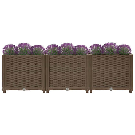 Vidaxl verhoogd bed 120x40x38 cm polypropyleen