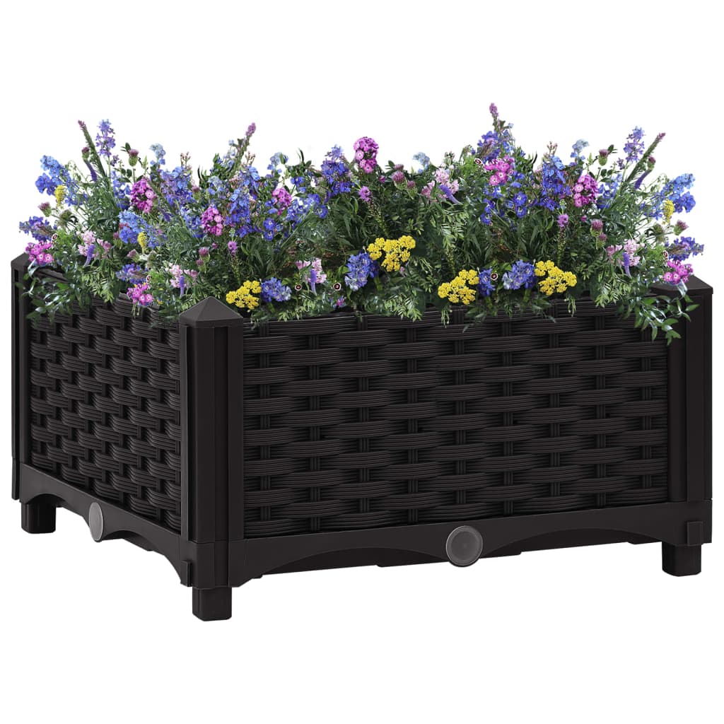 Planter Vidaxl surélevé 40x40x23 cm en polypropylène