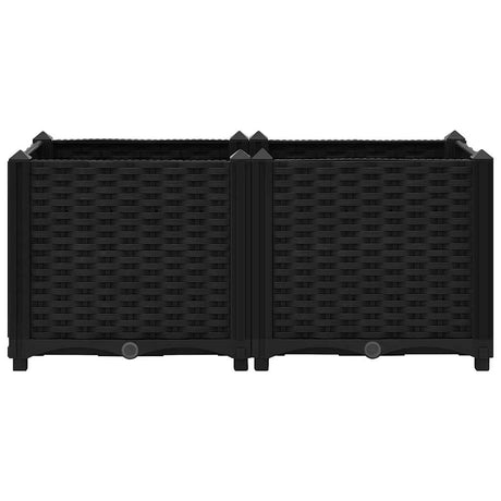 Vidaxl verhoogd bed 80x40x38 cm polypropyleen