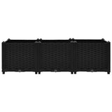 Vidaxl plantenbak verhoogd 120x40x38 cm polypropyleen