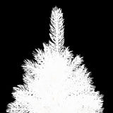 VidaXL Kunstkerstboom met verlichting en kerstballen 240 cm wit