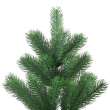 VidaXL Kunstkerstboom Nordmann met LED's en kerstballen 180 cm groen