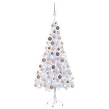 VidaXL Kunstkerstboom met verlichting en kerstballen 620 takken 180 cm