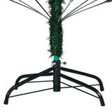 VidaXL Kunstkerstboom met verlichting en kerstballen 120 cm PVC groen