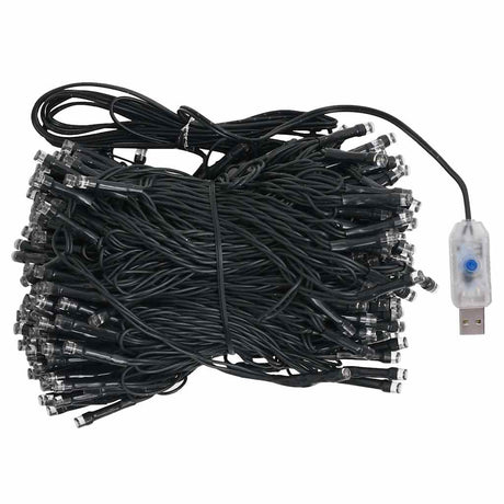 Vidaxl kunstkerstboom met verlichting en kerstballen 210 cm pvc groen