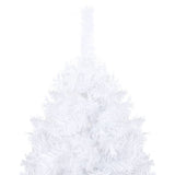 VidaXL Kunstkerstboom met verlichting en kerstballen 240 cm wit