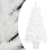 VidaXL Kunstkerstboom met verlichting en kerstballen 90 cm wit