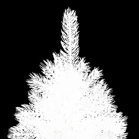 Vidaxl kunstkerstboom met verlichting en kerstballen 240 cm wit
