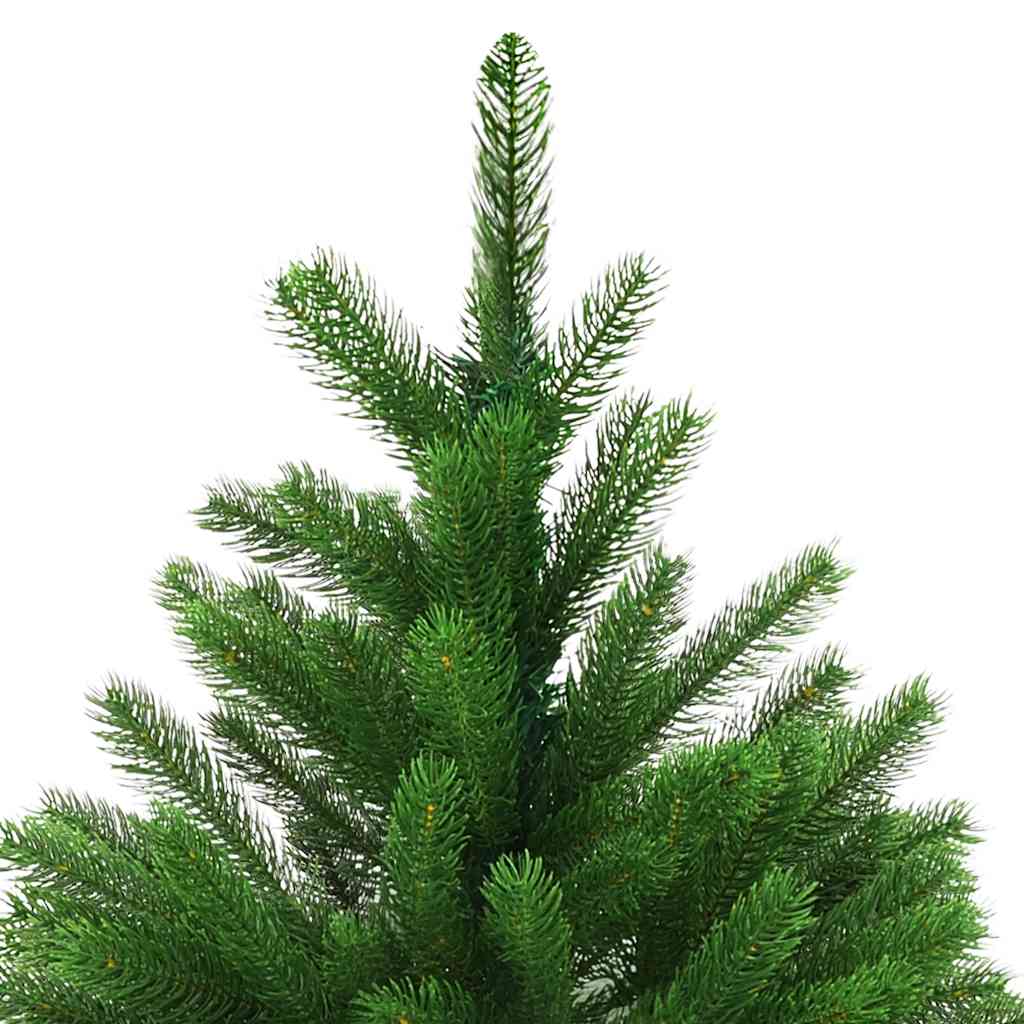 Vidaxl kunstkerstboom met verlichting en kerstballen 120 cm groen