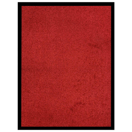 Vidaxl deurmat 60x80 cm rood