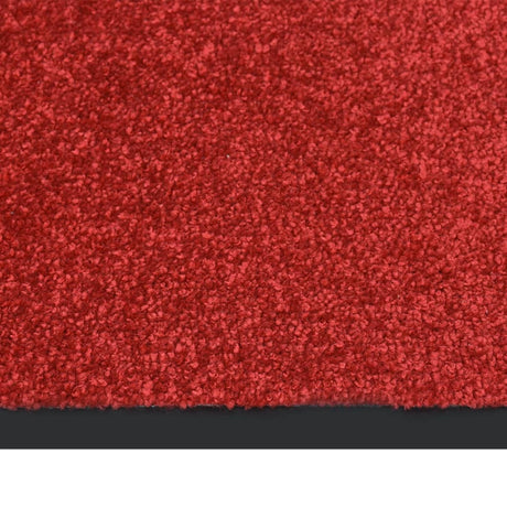 Vidaxl deurmat 60x80 cm rood