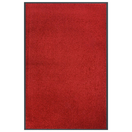 Vidaxl deurmat 80x120 cm rood