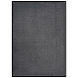 Vidaxl deurmat 60x80 cm antracietkleurig