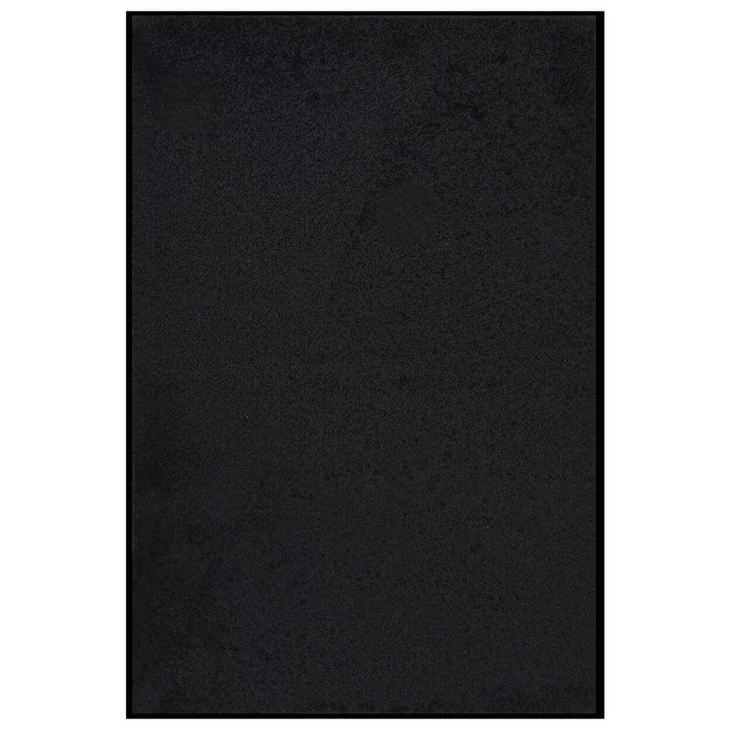 Vidaxl deurmat 80x120 cm zwart