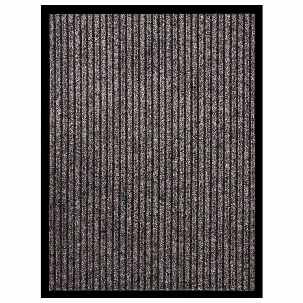 Vidaxl deurmat 60x80 cm gestreept beige