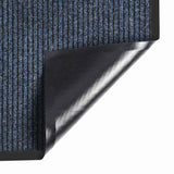 Vidaxl deurmat 60x80 cm gestreept blauw