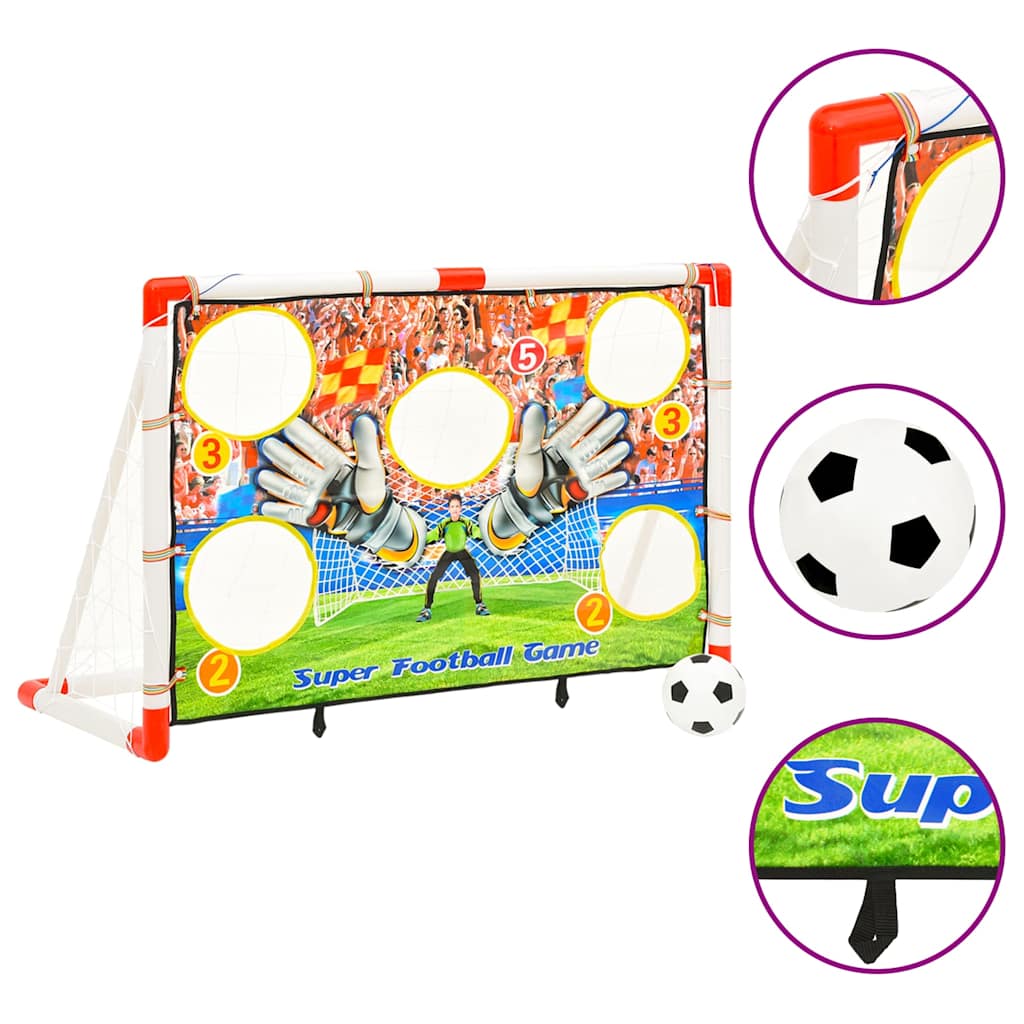 VIDAXL CALCIO COLLEGGIO PRESATI CON WIRB WALL 120X51X77.5 CM