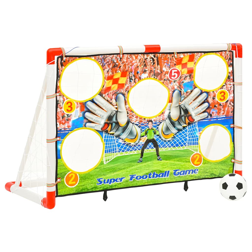 Vidaxl Fussballziler agestallt mat Zilwall 120x51x77.5 cm