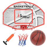 VIDAXL 5-teiliger Basketball-Set Wandmontage 66x44,5 cm