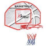 VIDAXL 5-teiliger Basketball-Set Wandmontage 66x44,5 cm