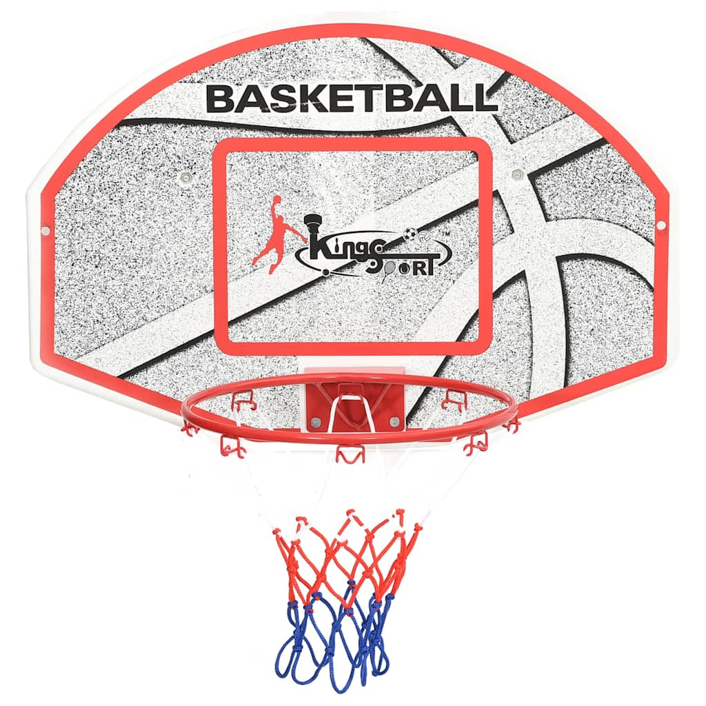 VIDAXL 5-teiliger Basketball-Set Wandmontage 66x44,5 cm